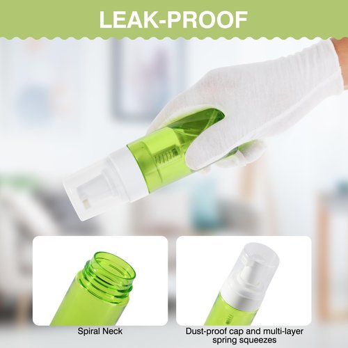 Foam Pump Bottle, 4oz Leak Proof Foaming Soap Dispenser Plastic Refillable Foam Bottles for Shampoo, Hand Soap, Body Wash, Face Wash