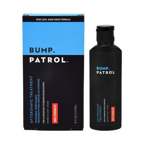 Bump Patrol Maximum Strength Aftershave Treatment Serum – Razor Bump Stopper and Ingrown Hair Treatment for Men and Women, Fast Acting Formula - 4 oz (Pack of 1)