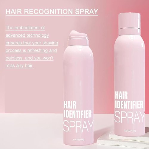 enttgo Hair Identifier Spray for Face Shaving, Skin Body Hair Identifying Spray With Razors,Moisturizing And Skin Care Set
