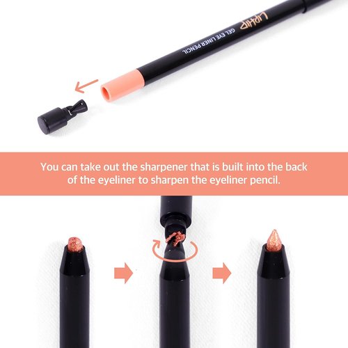 Regine Switzerland Gel Eyeliner Pencil - Smudge & Water-Resistant Longwear in Pearl Brown