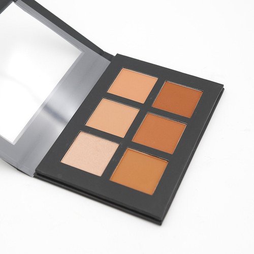 Skiennix Contour Powder Kit - 6 Color Foundation Palette for Dramatic Sculpting & Highlighting (Deep)