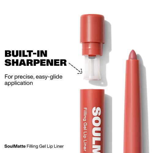 MORPHE Soulmatte Gel Lip Liner - Creamy Matte Formula for Precision Contour - Honey (0.007 oz)