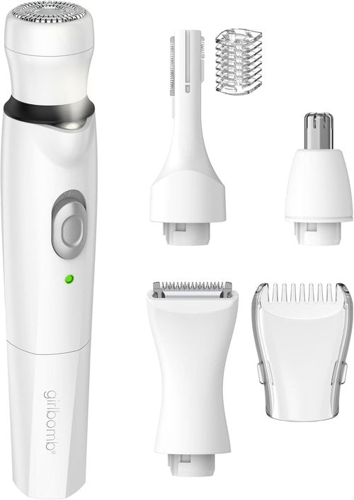Conair GIRLBOMB All-in-One Trimmer & Shaver Set for Women - Wet/Dry, Rechargeable Design
