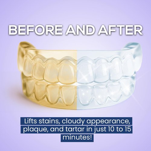 Venus Visage Retainer Cleaner Tablets, Dental Appliance and Denture Cleaning Tablets, Aligners and Night Mouth Guard Cleaner, 120 Pieces