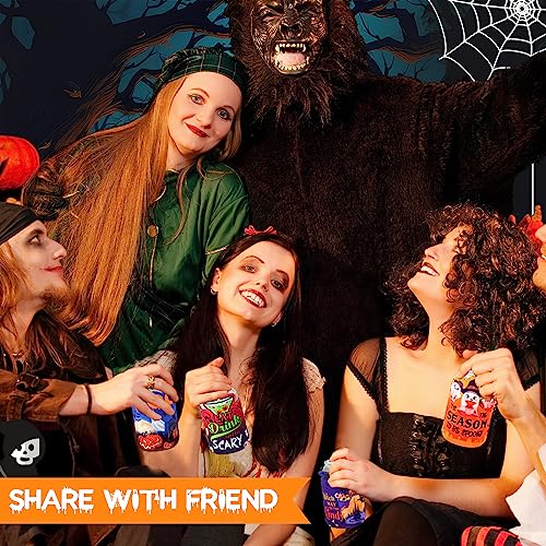 Halloween Can Cooler Sleeves 24 Pack - Shaped Neoprene Drink Insulators for 12 oz Cans & Bottles