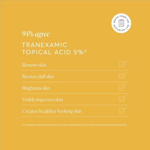 Naturium Tranexamic Topical Acid 5% - Brightening Face & Skin Care with Kojic Acid, 1 oz