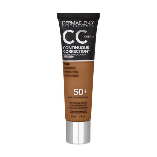 Dermablend CC Cream Foundation - Continuous Correction & Full Coverage, SPF 50+, Oil-Free