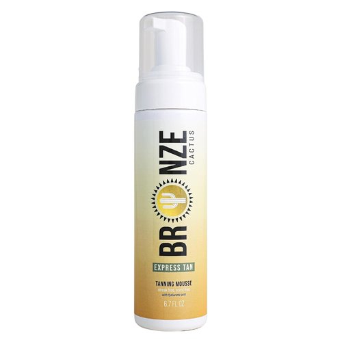 Express Self Tanning Mousse - Fast Bronzed Glow with Hyaluronic Acid | Fragrance-Free, Lightweight & Non-Sticky | 6.7 fl oz