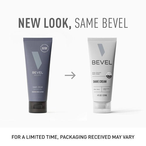 Bevel Shaving Cream for Men - Moisturizing Formula with Aloe Vera & Vitamin E | 4 Fl Oz