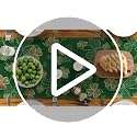 Lucky Shamrocks Table Runner 13x72 Inch Green St. Patrick's Day Decor Irish Kitchen