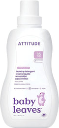 ATTITUDE Baby Laundry Detergent - EWG Verified, Plant-Based Formula, Sweet Lullaby Scent, 35 Loads | 35.5 Fl Oz