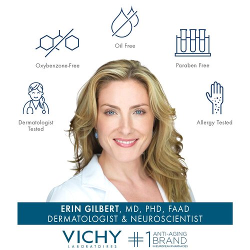 Vichy Capital Soleil Sunscreen Lotion - Daily Anti-Aging SPF 60 for Face & Body | Oxybenzone-Free, Dermatologist Recommended
