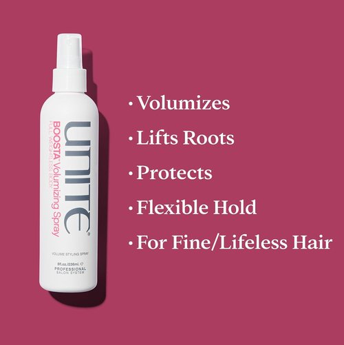 UNITE Hair BOOSTA Shampoo & Conditioner Set - Adds Volume, Body & Shine - 10 Fl Oz & 8 Fl Oz