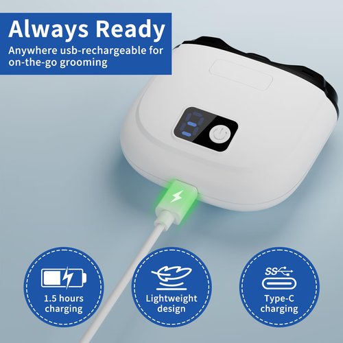 Electric Automatic Nail Clipper for Toenails Fingernailail,Smart Electric Nail Clippers,3 Speed Gears Adjustable with LED Light,Nail Clip Storage,Safety Fingernail Trimmer for Baby,Kids,Seniors