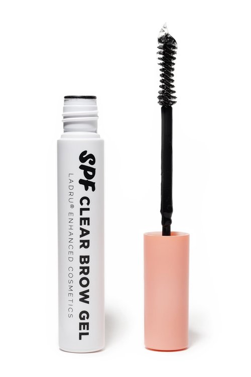LADRU Enhanced Cosmetics Original SPF Clear/Transparent Brow Gel Sunscreen MakeUp, Flake Free, Lamination, Lightweight, for up to 24 hour hold