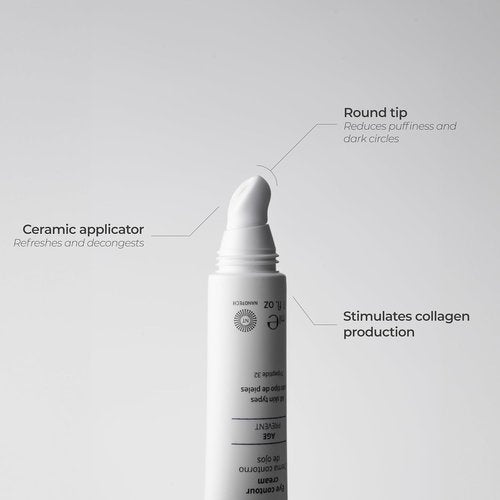 Sesderma C-VIT Eye Contour Cream - Antioxidant Protection for Wrinkles & Tired Eyes, 0.5 fl oz