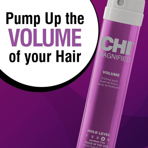 CHI Magnified Volume Hair Spray - Boosts Volume & Shine for Maximum Fullness | 2.6 Oz