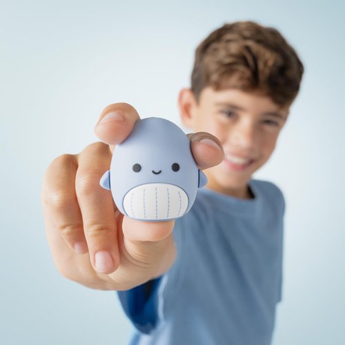ORDO Squishmallows Electric Toothbrush, Sonic Toothbrushes for Kids, Rechargeable, 3 Brushing Modes, Over 5 Weeks Battery Life Extra Brush Head Included, Gift for Kids Aged 4 Years and Up, Samir