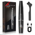 Ear and Nose Hair Trimmer with LED Display for Men Women, Painless USB Rechargeable Eyebrow & Facial & Nose Hair Trimmer Clipper, 10000 RPM Precision Tool Professional IPX7 Waterproof Dual Edge Blades