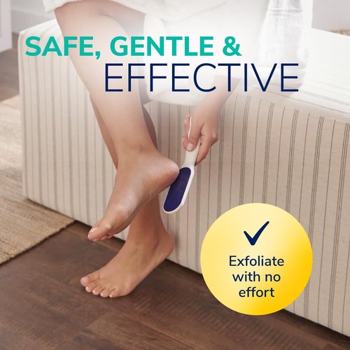 Dr. Scholl's Nano Glass Foot File - Durable Callus Remover & Pedicure Tool for Soft, Smooth Feet