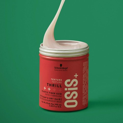 OSiS+ Thrill Fibre Gum - Medium Hold Styling Paste for Flexible Control & Natural Shine