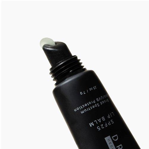 DRMTLGY SPF 25 Lip Balm - Hydrating Avocado & Shea Butter Protection | Non-Sticky Smooth Finish - .25 oz