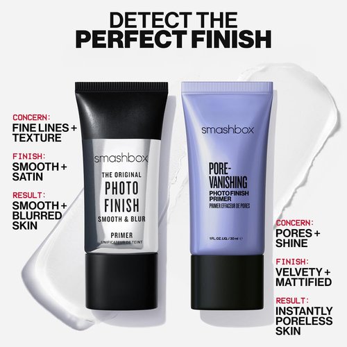Smashbox Pore Vanishing Primer | Controls Shine, Blurs Pores + Locks in Makeup with a Matte Finish, 1 Fl Oz
