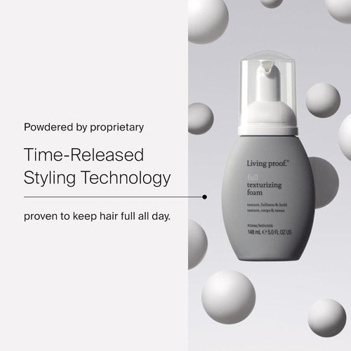 Living Proof Full Texturizing Foam - Lightweight Volume & Texture for All Hair Types