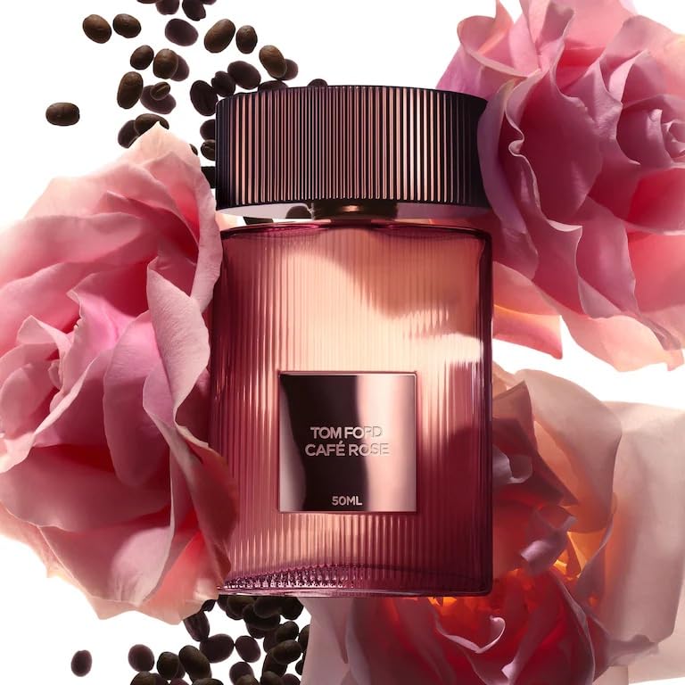 Tom Ford Cafe Rose Eau De Parfum Set - 1.7 Fl Oz + Travel Spray 0.34 Fl Oz | Luxurious Fragrance Gift