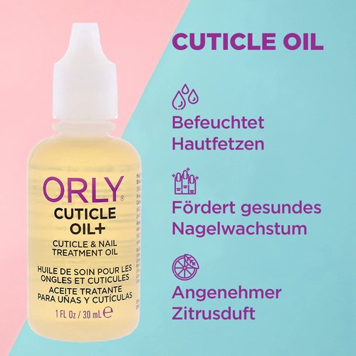 Orly Cuticle Oil Plus - Nourishing Cuticle Treatment for Healthy Nails | 1 oz