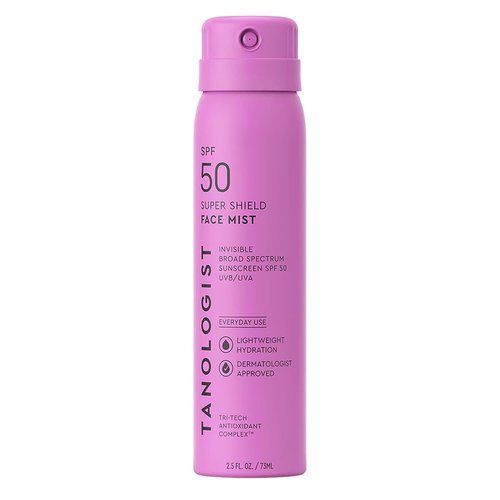 Tanologist SPF 50 Super Shield Face Mist - Lightweight Protection in 2.5 fl. oz/73 ml Bottle