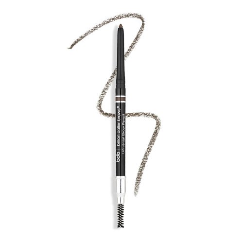 Billion Dollar Brows Universal Eyebrow Pencil - Dual-Ended Precision Tip & Spoolie, Waterproof, Vegan