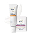 RoC Multi Correxion Revive + Glow Vitamin C Sunscreen Broad Spectrum SPF 30 Face Moisturizer (1.7 oz) with Retinol Eye Cream Packette