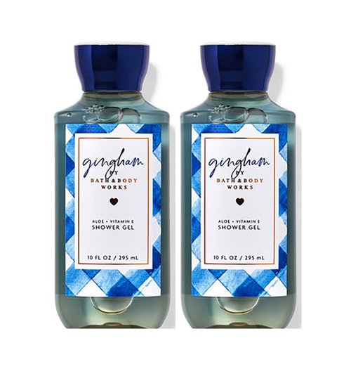 Bath and Body Works Gingham Shower Gel Gift Sets For Women 10 Oz 2 Pack (Gingham)