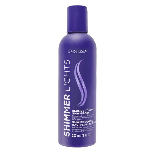 Clairol Professional Shimmer Lights Purple Shampoo - Neutralizes Brass & Yellow Tones | For Blonde, Silver & Gray Hair