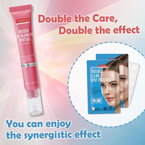 Purederm Blemish Spot Treatment Gel - Soothing Acne Care with 2% Salicylic Acid | 20ml