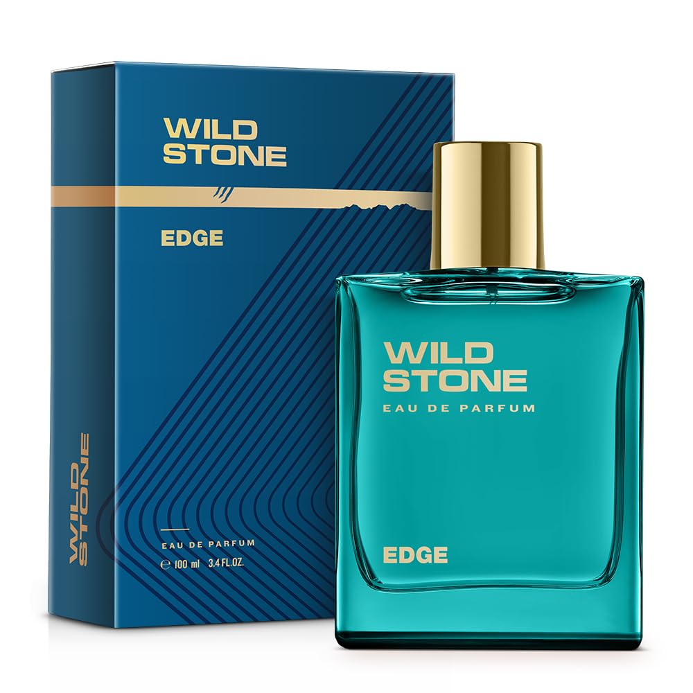 Wild Stone Edge Eau De Parfum - Intense Long-Lasting Luxury Fragrance for Men | 3.38oz (100ml)