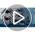 Halloween Outdoor Large Spider Decorations 6 Pack - Realistic Creepy Spiders for Yard & Porch - Vivid Black Hair & Red Eyes - Adjustable Legs