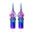 Mast Heart Tattoo Needles Cartridges 20Pcs Disposable Round Liner 1201RL Long Tips for Precision & Style
