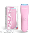 BAREWIZE Bikini Trimmer for Women, Pubic Hair Trimmer | Waterproof, USB-C Rechargeable, LED Light, Replaceable Blade | Electric Razors for Women, Electric Lady Shaver (Rose)