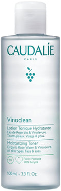 Caudalie Vinoclean Moisturizing Toner - Hydrating Rose Water Formula for Radiant Skin