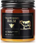 WOMEIKI Beef Tallow for Skin,Organic Whipped Beef Tallow Face Moisturizer with Raw Honey and Beeswax,Natural Grass Fed Tallow and Honey Balm,Moisturizer for Face,Body (Unscented)