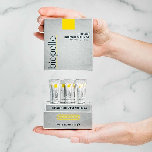 Biopelle Tensage Growth Factor Face Serum - Snail Mucin & Hyaluronic Acid, 10 Count