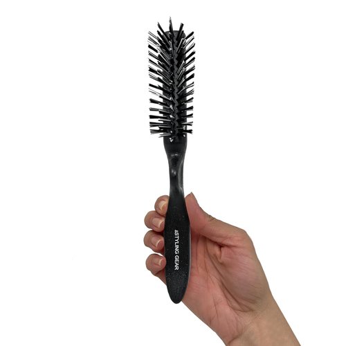 Styling Gear SG106 Hair Brush - 5 Row Slick Back Edge Teaser for Effortless Styling | Black