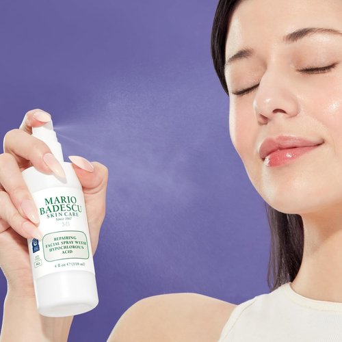 Mario Badescu HOCl Facial Spray - Soothing Hypochlorous Acid Formula for Irritated Skin | pH Balancing, Fragrance-Free