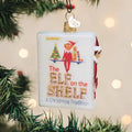 Elf on The Shelf Book Glass Ornament - Handcrafted Christmas Tree Decoration - Variation of This Listing