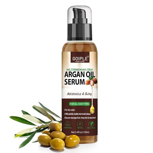 **Argan Oil Hair Serum by Regine Switzerland - Moisturizing & Anti-Frizz Treatment for Dry, Damaged Hair**