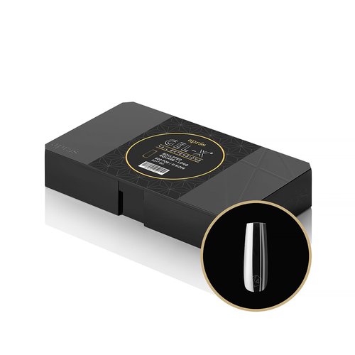 Aprés Gel-X® Sculpted Square Long Tip Box | 500pc Gel-X Tips, 11 Sizes 00-9, Premium Quality