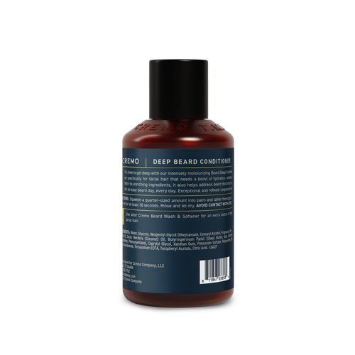 Cremo Palo Santo Beard Deep Conditioner For Men, Helps Soften Dry, Coarse Facial Hair with Powerful Moisturizers, 6 Fl Oz