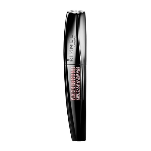 Rimmel Wonder'Bond Mascara - Volumizing Bonding Serum with Biotin | 001 Black, Smudge-Proof, 0.39oz